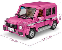 Laden Sie das Bild in den Galerie-Viewer, LOZ 1129 - Pink SUV Car
