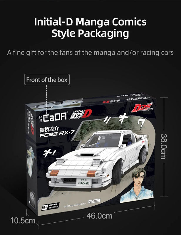 Cada C61022W - Initial D Mazda FC3S RX-7 weiß