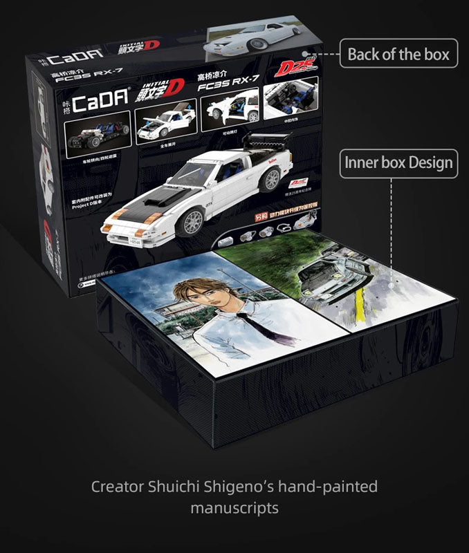 Cada C61022W - Initial D Mazda FC3S RX-7 weiß