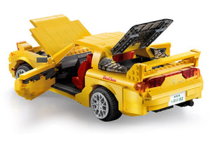 Cada C61023W - Mazda FD3S RX-7 gelb (1655 Teile)