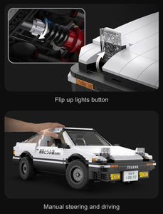 Cada C61024W - Initial-D Toyota AE86 Trueno (1324 Teile)