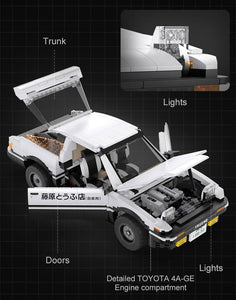 Cada C61024W - Initial-D Toyota AE86 Trueno (1324 Teile)