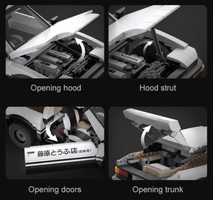 Cada C61024W - Initial-D Toyota AE86 Trueno (1324 Teile)