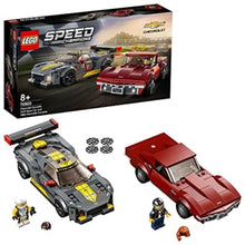 Laden Sie das Bild in den Galerie-Viewer, LEGO 76903 Speed Champions Chevrolet Corvette C8.R &amp; 1968 Chevrolet Corvette
