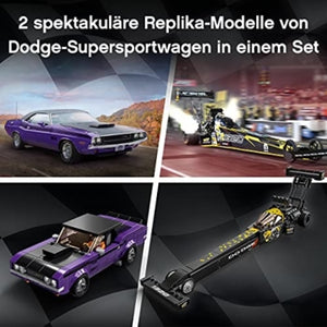 LEGO 76904 Speed Champions Mopar Dodge//SRT Dragster & 1970 Dodge Challenger