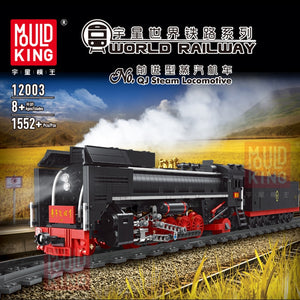 Mould King 12003 - Dampflokomotive schwarz
