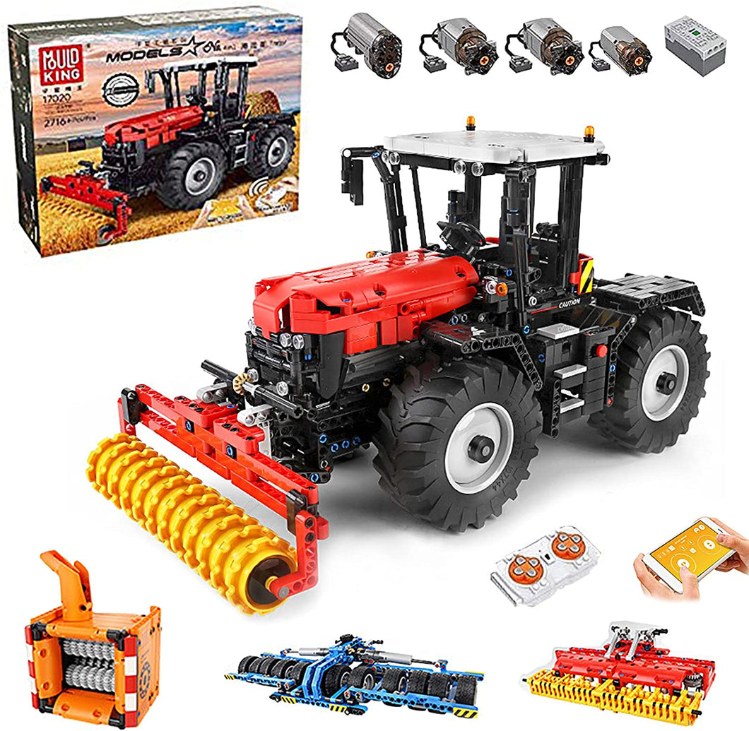 Mould King 17020 Traktor rot